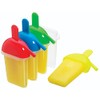 KitchenCraft Ice Lolly Mould with 4 Sipper Handles, BPA Plastic,
