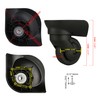 logyues Universal Swivel Suitcase Wheel 115W Series W187 Wheel Replacement