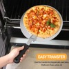 Pizza Peel, 10 Inch Round Pizza Paddle Metal Steel Spatula