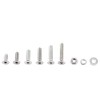 Tornillos de cabeza hexagonal M3 304 acero inoxidable 300 piezas
