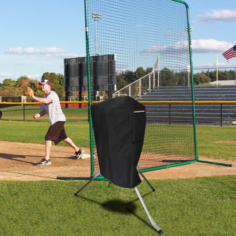 Exokugo Pitching Machine Cover,Universal Heavy-Duty Weatherproof Protection for Baseball/Softball Pitching