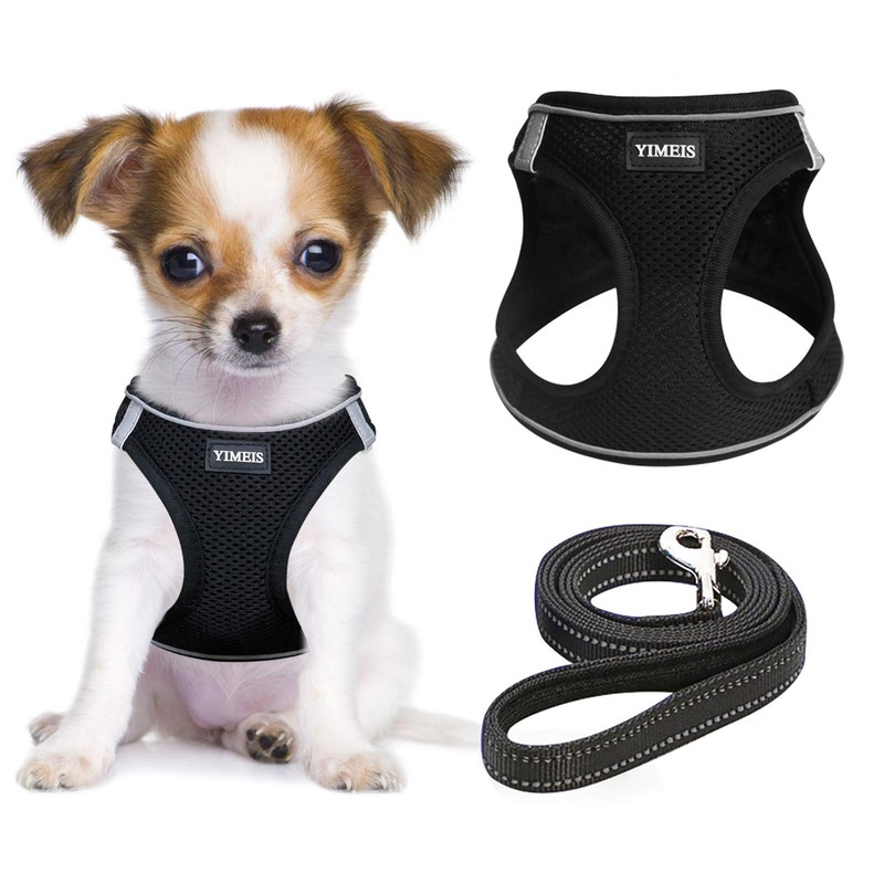 YIMEIS Dog Harness and Leash Set, No Pull Soft Mesh