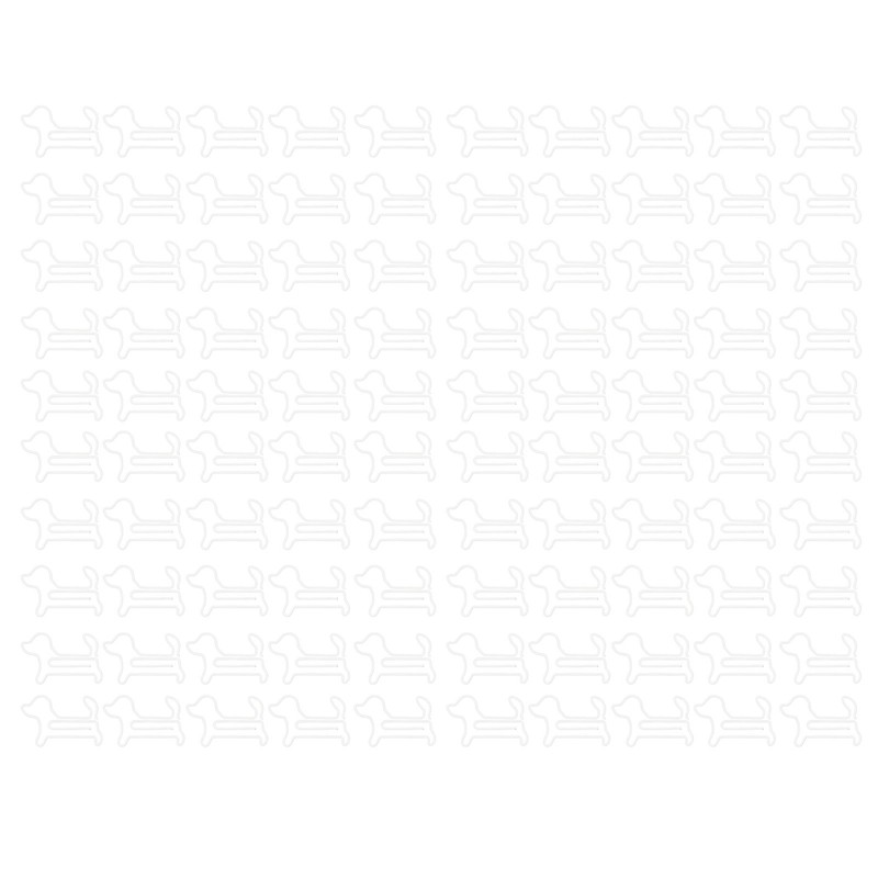 100pcs Dog Shaped Paper Clips Slip Resistance Exquisite Cute Paper