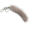 ZhichunLee Real Luxurious Mink Marten Leather Fur Hair Key Chain