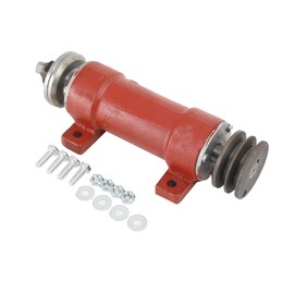 SUDEG 206 Woodworking Saw Machine Shaft Assembly Spindle Wood Machinery Fittings for Table Saw Bench Drill Bench Mills DIY,6000rpm,Positive/Red