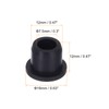 MECCANIXITY 4Pcs T Shape Rubber Grommet Mount Dia 12mm ID