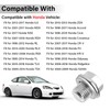 90009-R70-A00 Plug Bolt, Oil Drain Plugs with Gasket, Compatible with