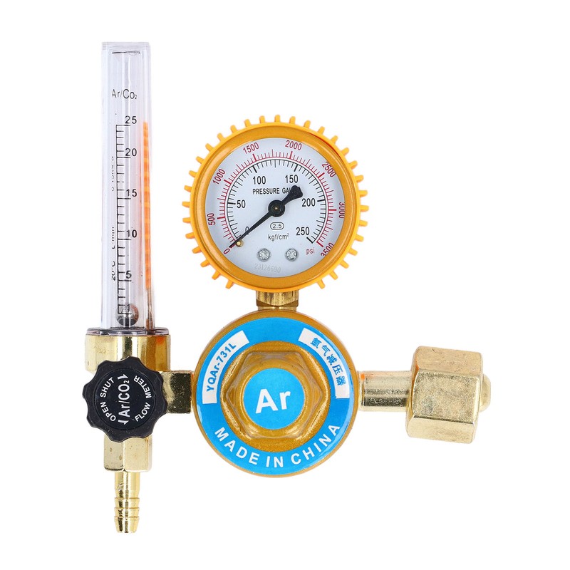 Argon Gas Regulator 0 To 3500psi Aluminum Alloy TIG Flow