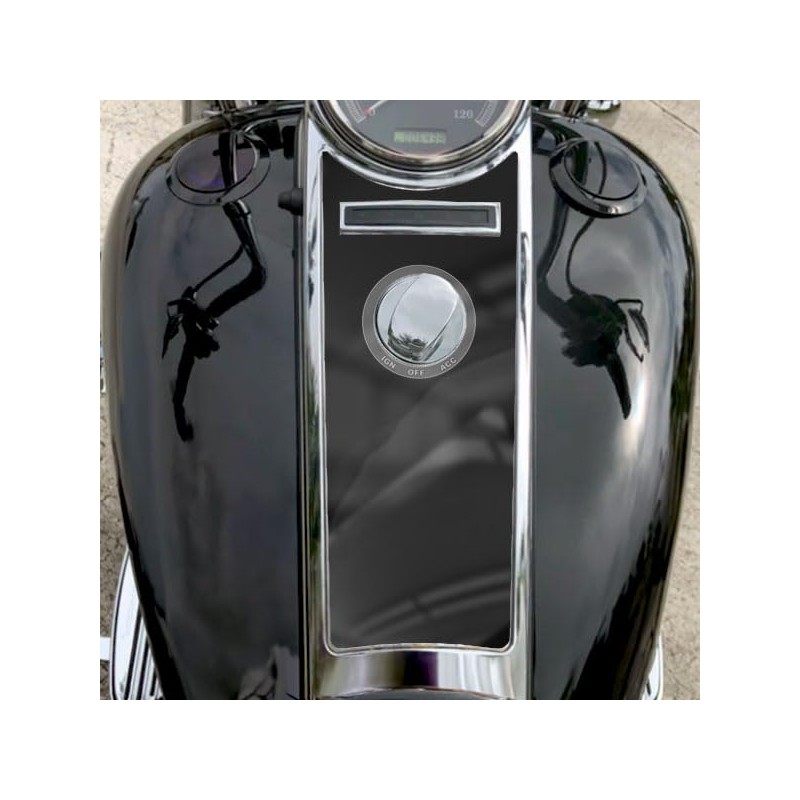 TrickToppers Custom Graphic Gloss Black Fuel Tank Dash Panel Instrument