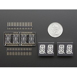 'Adafruit 0.54 Quad Alp Hanum Eric Feather Wing Screen – Blue