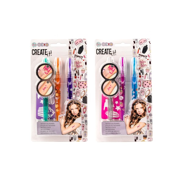 Gelpennen Create It! Tattoo Gel Penes, Pack of 3 (1