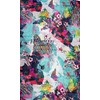 J26 World Erde Flowers Silk Summer Spring Loop Rainbow Silk