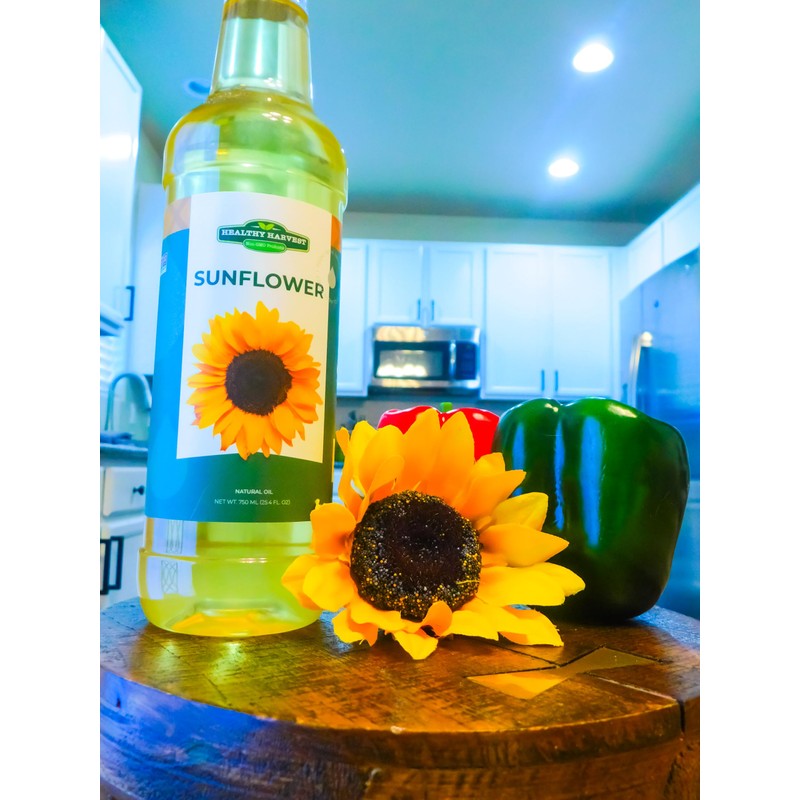 Healthy Harvest Productions Sunflower Oil 750ml Bottle
