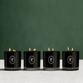 Preston Lane Complete Candle Set, 4 Double-Wick Scented Candles with Vegan, Soy Wax Blend, 7.5 Oz Each