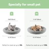 lesypet Cat Bed for Indoor Cats, Round Cat Bed Small