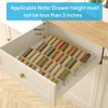 Ymjhdfe Expandable Acrylic Spice Drawer Organizer – 4-Tier Clear Seasoning