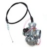 Carburetor and Throttle Cable for Yamaha Blaster 200 YFS200 YFS200SE
