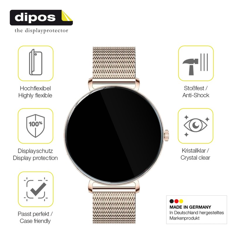 dipos FLEX 2x Protective Film Clear Suitable for LIGE SP-FV17-A-DE,