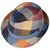 LIERYS Payato Checks Trilby Linen Hat Women / Men -