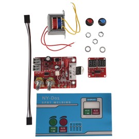 Lyaciomn Spot Welding Machine 9V 40A Current Adjustable DIY Controller Panel Time and Current Control Function 220V