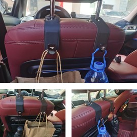 YiluGS Harrier Headrest Hook, New Harrier 60 80 Series, Dedicated Seat Hook, Both Front and Rear Seats, Leather, Car Storage Hook, Prevents Loads Collapse, Easy Installation, Fall Prevention, Car