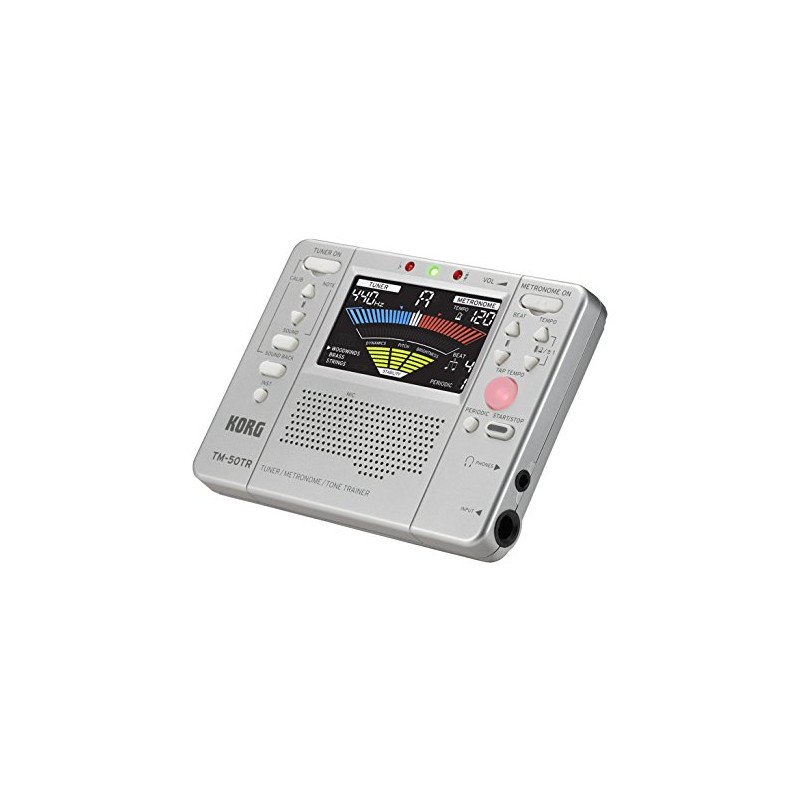 KORG 管弦楽器トレーナー/チューナー/メトロノーム TM-50TR-SL シルバー