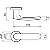 Kawaguchi Giken AL-33-1M-N Door Lever Indoor Lock AL Series Boxed
