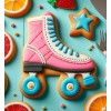 Unbranded Roller Skate Cookie Cutter 3.75'' Metal 80's Birthday Party