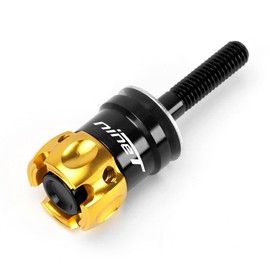 Modeer Motorcycle CNC Rear Seat Bolt Mount Screw Removal Tool-Less Quick Release Replacement for R Nine T/R Nine T Racer/R Nine T Pure/R Nine T Scrambler 2014-2024 Accessories (Gold/Black)