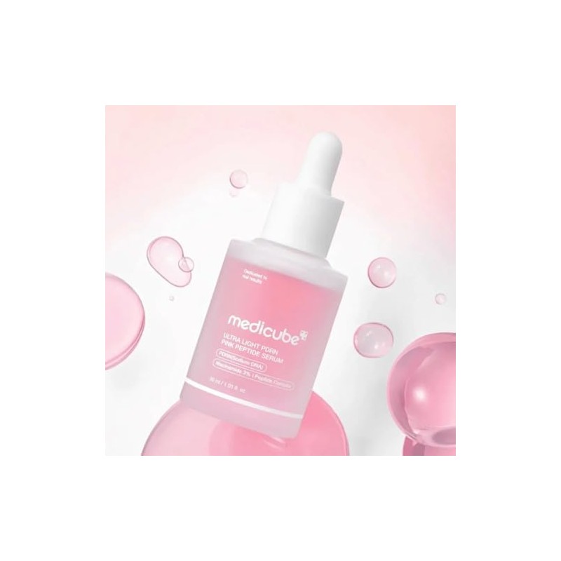 Medicube Suero de Péptidos Rosa Ultra Ligero con PDRN, Niacinamida