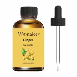 Ginger Essential Oil 4 Oz -100% Pure - Ginger Oil for Diffuser, DIY Soap, Candle, Skin, Massage Oil & Aromatherapy 120 mL