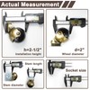 MYSIT 2 Inch Vintage Ball Casters Swivel Top Plate Caster