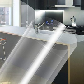 VILIHKC Kitchen Backsplash Wallpaper Stickers Waterproof Oilproof High Temperature Resistant Transparent Environment-Friendly PVC Can be Cut, 393"x23"