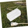 WOONEKY Outdoor Power Strip Box Weatherproof Connector Cover for Outdoor