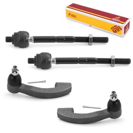 Metrix Premium Chassis Parts - 4 PC Inner & Outer Tie Rod End Kit Fits 01-06 Chrysler Sebring, 95-00 Cirrus, 95-06 Dodge Stratus, 96-00 Plymouth Breeze, EV323, ES3358R/ES80360, ES3359R, Made in Europe