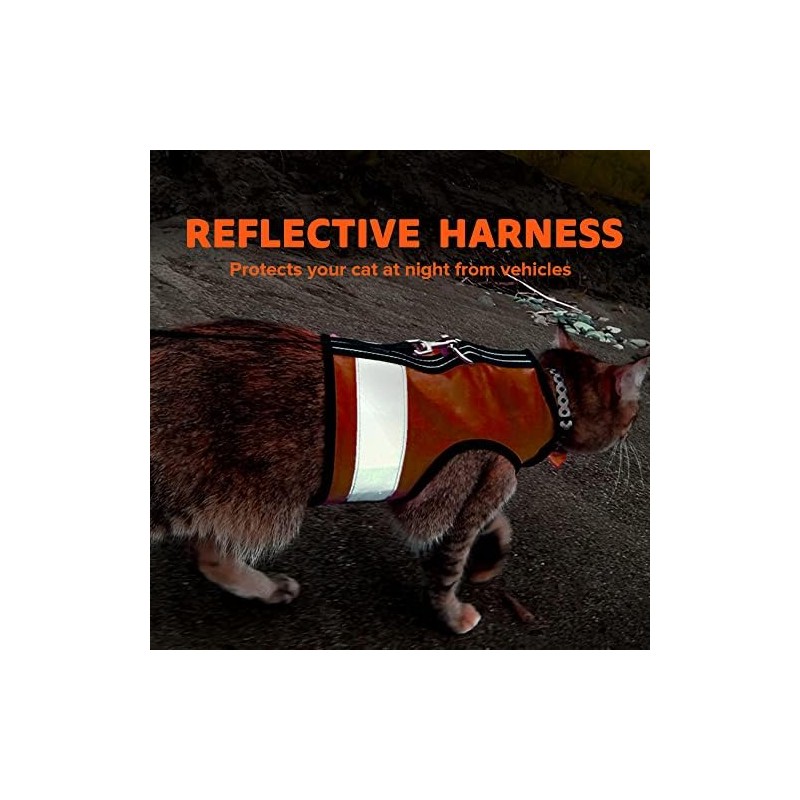 Kitty Holster - Arnés reflectante para gatos - Chaleco de