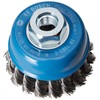 Bosch 2608622099 Cup Brush Knotted Wire, 0.35mm Steel, 65mm x
