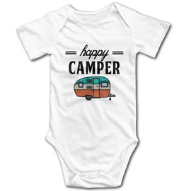 Happy Camper Camping Outdoor Baby Girls/Boys Onesies