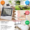 Rise Japan Digital Thermometer/Hygrometer, with Clock Function, Thermometer, Hygrometer, Can