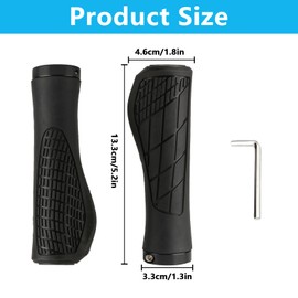 Bbtcxjs 1 Pair of Ergonomic Handlebar Grips for Bicycle Handlebar Grips 22 mm for MTB Trekking Bike City Bike Road Bike Grips Mountain Bike