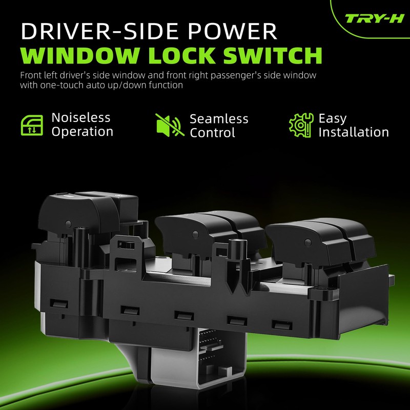35750T2AA11 Power Master Window Switch Driver Side for 2013-2017 Honda