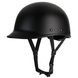 ipoob Reevas Adult Whitewater Kayaking Rafting SUP Surfing Waterskiing Helmet (Dark Black, Large)