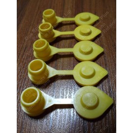TRI-SURE 5 Yellow VENT CAPS Gas Can Vents Heavy Duty FIX YOUR CAN - EASY INSTALL 5 GALLON