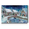 Renditions Gallery Warm Winter Wonderland Wall Art, Snowy Pastoral Scene,