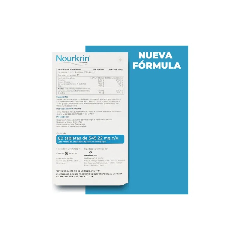 Pack 2 Nourkrin Woman Tratamiento Anticada Mujer 60tabs