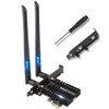WiFi 6E AX5400 PCIe WiFi Card (Intel AX210), Up to