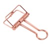 50Pcs Hollow Binder Clips Metal Paper Binder Clips for Documents