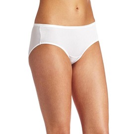 Vanity Fair Women's Illumination Hipster Panties, Silky Stretch & Satin Trim, Star White, 6