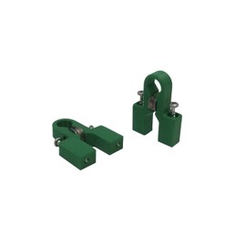 Chicken Cooper Vertical Pulley for Cable Guide for Chicken Flaps, Deflection Around Corners of the Chicken House, Passage Through Walls from Outside to Inside, Green