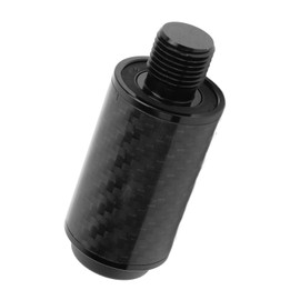 Pool Extension, Carbon Fiber Billiard Telescopic Extension, 2 Inch with Rubber Plugging for Cues
